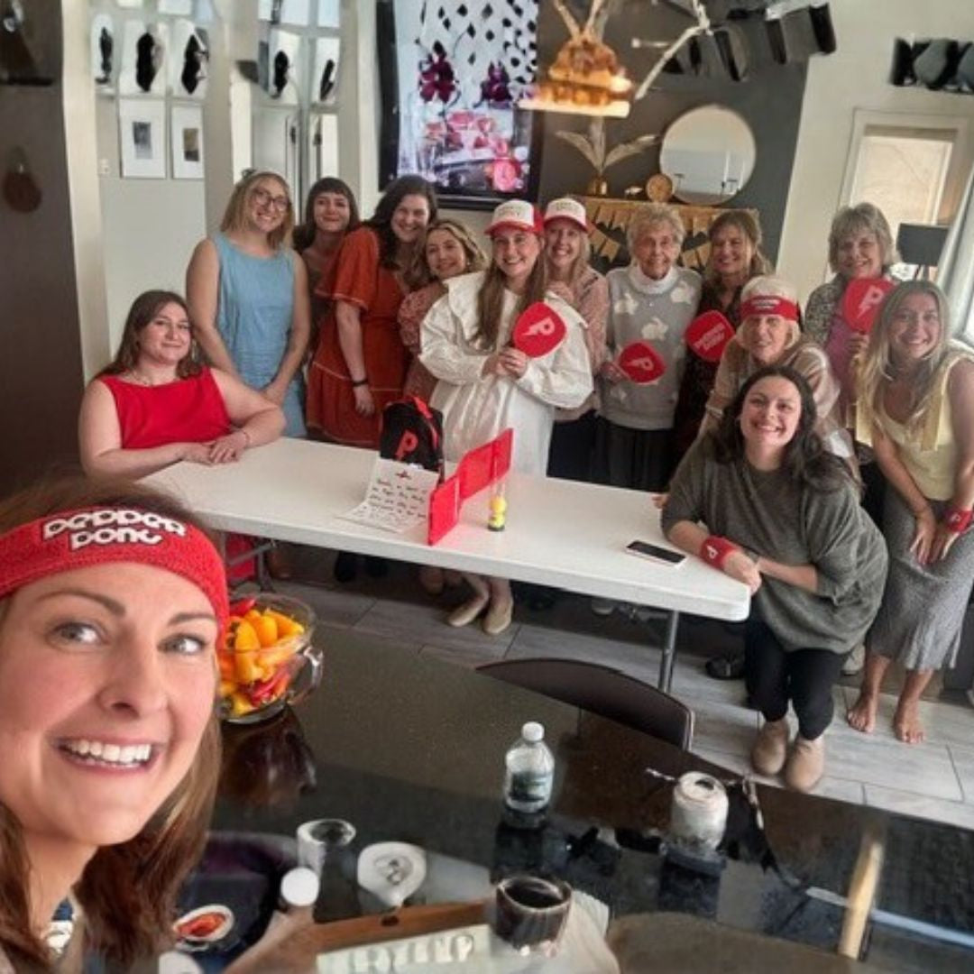 young ladies host pepper pong themed baby shower