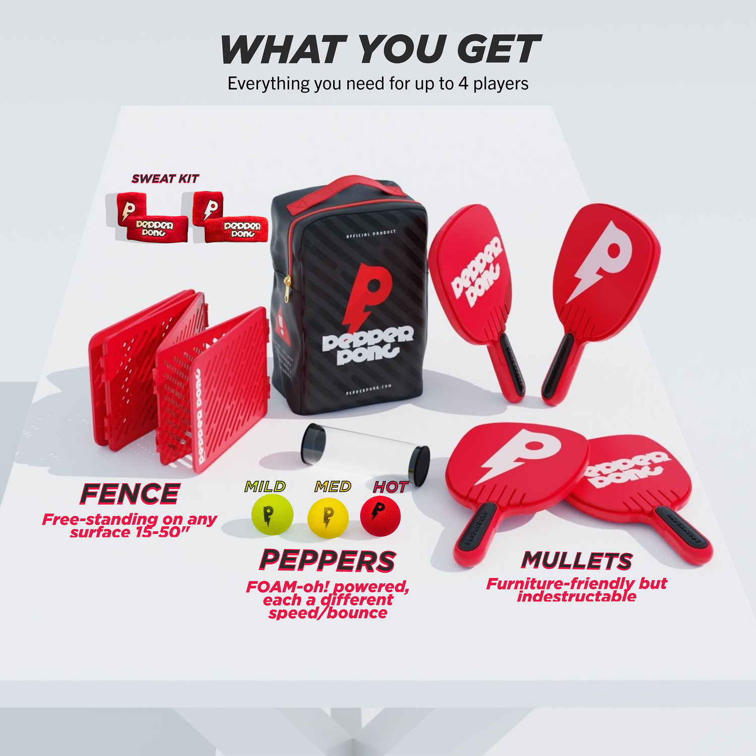 Pepper Pong Full Set