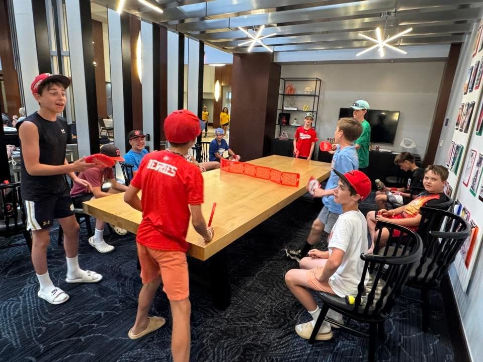 2. From one bored kid to a group of kids who don't want to leave